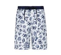 King Kerosin Swimming Trunks Men's Swimming Shorts Antique White Rockabilly Rockwear, old white, XL