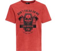 King Kerosin T-Shirt Oilwashed "Dont Tread On Me" KKU41061