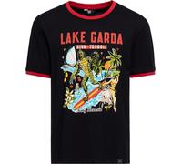 King Kerosin T-Shirt Vintage Ringer "Lake Garda" KKU41055