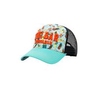 King Kerosin Tiki Bar Trucker CapKerosin Men - Curved Brim Cap Baseball with Peak, Snapback, Snapback Spring-Summer Spring Summer - One Size Light Blue