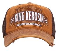 King Kerosin Trucker Cap im Vintage-Style