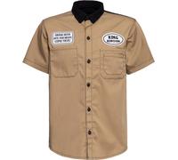 King Kerosin Worker Hemd "Drink Beer" KKI35026