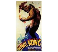 "KING KONG 1933 Version"... Fay Wray & Robert Armstrong .. Large Vintage 1933 Movie Poster 2 (A3 (29x42cm))