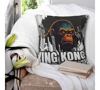 King Kong - A Legend Square Pillowcase Pillow Cover Polyester Cushion Decor Comfort Throw Pillow for Home Living Room