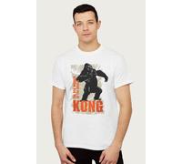 King Kong Men's Roaring The 8th Wonder Of The World T-Shirt in White | Size: Medium King Kong White M
