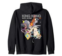 King Kong Skull Island X Mitsume Anime Manga Cyberpunk Kaiju Zip Hoodie