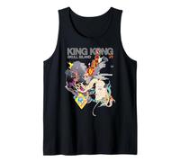 King Kong Skull Island X Mitsume Anime Manga Kaiju Cyberpunk Tank Top