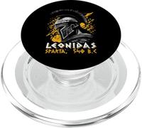 King Leonidas Sparta 540 A.C Spartan with helmet PopSockets PopGrip for MagSafe