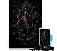 King Leonidas - Spartan Warrior Teenagers 1000 Piece Jigsaw Puzzle Stress Relief High Def Print Fun Play Room Art (50x75cm)