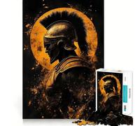 King Leonides - Spartan Warrior 1000 Pieces Jigsaws Adults Puzzles Stress Relief Play Home Fun Hard Challenge Room Decor (50x75cm)