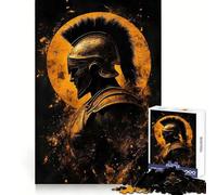 King Leonides - Spartan Warrior 1000 Pieces Jigsaws Adults Puzzles Stress Relief Play Home Fun Hard Challenge Room Decor (50x75cm)