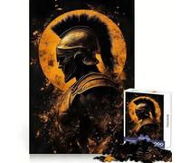 King Leonides - Spartan Warrior Hard Jigsaw Puzzle for Adults 1000 Pieces Recall Boost Accurate Cut Real Challenge Home Art (38x52cm)