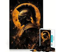 King Leonides - Spartan Warrior Hard Jigsaw Puzzle for Adults 1000 Pieces Recall Boost Accurate Cut Real Challenge Home Art (38x52cm)
