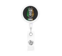 King Lion Irish Flag Retractable Badge Holder Bulk ConvenientBadge Reels Badge Clip for NurseTeacher Student Office Staff Name Tag