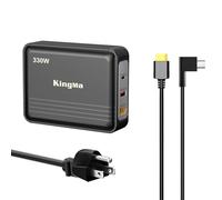 King Ma 230W GaN Razer Laptop Charger for Razer Blade 14/15/16/17/Pro 17, 3-Port Portable Charger Fast USB Charging Station for Multiple Devices for Gaming and Engineering Laptops