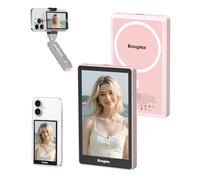 King Ma 4K Magnetic Phone Vlog Selfie Monitor Screen, Sync Back Camera iPhone Monitor Screen for Vlog Live Stream & TikTok（No Support for 4K 30fps Recording）