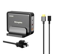 King Ma ASUS GaN Laptop Charger for ASUS ROG Zephyrus G14/G16/TUF Gaming A14/A16,3-Port Portable Charger Fast USB Charging Station for Multiple Devices for Gaming and Engineering Laptops