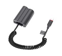 King Ma EN-EL15 Dummy Battery D850 Camera Battery Replacement with Type-C Spring Power Cable Compatible with Nikon Z5 Z6 Z7 D750 D810 D800 D7500 D7200 D7100 D850 D7000