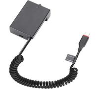 King Ma LP-E8 Dummy Battery with Type-C Spring Power Cable Replacement for Canon 550D 600D 650D 700D Cameras