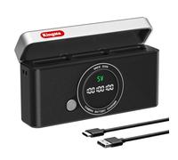 King Ma NB-13L Charger, 3 Slot for Canon Battery with LED Battery Display | For Canon PowerShot G7X/G7X Mark II/G7X Mark III/G5X/G5X Mark II/G9X Mark II/SX620HS/SX720HS/SX730HS/SX740HS and more