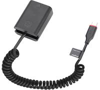 King Ma NP-FW50 Dummy Battery A6000 Camera Battery Replacement With Type-C Spring Power Cable Compatible with Sony A5000/ A7/ A7M2/ A7R2/ A7S2/ A6300/A6500/ A6000/ A5100