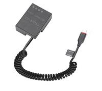 King Ma NP-W126S Dummy Battery NP-W126S Battery Replacement with Type-C Spring Power Cable Compatible with Fujifilm X100F/X-A2/X-A3/X-A5/X-A7/X-A10/X-H1/X-T2/X-T3/X-T10/X-T20/X-T30/X-T100