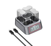 King Ma NP-W235 Charger, 4 Channel for Fujifilm Battery
