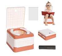 King Ma Travel Potty for Toddlers, Foldable Baby Potty Training Toilet for Kids Boys Girls with Portable Potty Liners Childrens Carry Potty for Car, Camping, Indoor, Outdoor