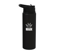 King Mark Crown - Custom First Name Birthday #1 Winner Stainless Steel Insulated Water Bottle
