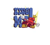 King Me! Checker Women's T-Shirt - White - L - White