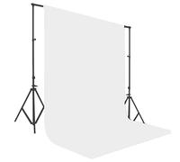 King Mills 10x10 ft White Backdrop Curtain for Photography, also Serving as Background for Golf Simulators for Home, Streaming Backdrop, Podcast Background, Zoom Backdrop.