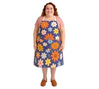 King Mills Aprons for Women with Pockets Plus Size, Ideal Use as Kitchen Apron Plus Size, Farmhouse Apron or Cottagecore Apron, Machine Wash, Purple, 1pk