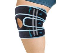 King Mills Extra Large Knee Brace Support to Knee Pain, Arthritis or Meniscus Tear. Adjustable Plus Size Knee Brace for Women and Men, Adult 2XL, Grey Black.