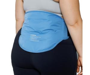 King Mills Plus Size Reusable Back Ice Pack for Lower Back Pain for Cold or Hot Therapy, Ideal as Ice Pack Belt with Strap for Lower Lumbar, and Tailbone Discomfort.
