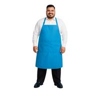 King Mills Unisex 1pk Plus Size Kitchen Cooking Aprons With Pockets, Ideal For Xl Xxl Or Waist W38+. Extra Large And Long.(Blue)