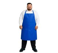 King Mills Unisex 1pk Plus Size Kitchen Cooking Aprons With Pockets, Ideal For Xl Xxl Or Waist W38+. Extra Large And Long.(Royal Blue)