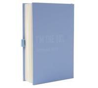 King Mills Urby Left Handed Journal w. Leather Cover. The Lefty Stuff Series. College Ruled Left Handed Notebooks, 200 Pages, 80GSM Premium Paper. US Half Letter Size. 8.25x5.5in. Blue