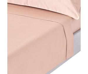 (King, Mink Beige) 1000 Thread Count Egyptian Cotton Flat Sheet Luxury Bed Sheet