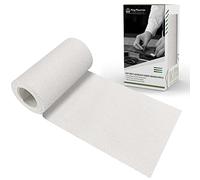 KING MOUNTAIN 100% Cotton Fabric Iron-on Repair Patch, Inside&Outside Clothes Repair Patch, 3"x60" with Backing Glue Repair Decorative Patch kit (Off-White)