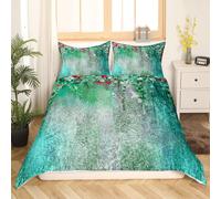 (King, Multi 20) Homewish Flower Duvet Cover Set Romanic Spring Floral Bedding Set For Boys Girls Tie Dye Comforter Cover Abstract Weeds Blossoms Ivy Back Florets Shru