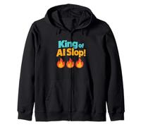King of AI Slop Zip Hoodie