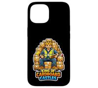 King of Cardboard Castles Funny Warehouse Worker Men Case for iPhone 15