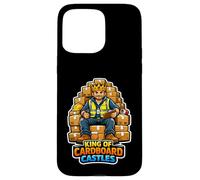 King of Cardboard Castles Funny Warehouse Worker Men Case for iPhone 15 Pro Max