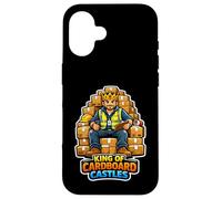 King of Cardboard Castles Funny Warehouse Worker Men Case for iPhone 16