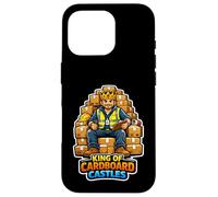 King of Cardboard Castles Funny Warehouse Worker Men Case for iPhone 16 Pro