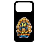 King of Cardboard Castles Funny Warehouse Worker Men Case for iPhone 17 Pro Max