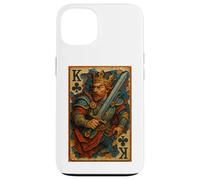 King of Clubs Warrior Medieval Fantasy Card Lucky Poker Case for iPhone 13