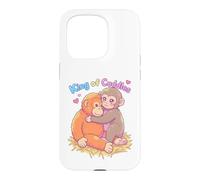 King of Cuddles Panchi Kun Baby Cute Kawaii Monkey Punch Case for iPhone 15 Pro