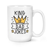 King of Dad Jokes 15oz Large Mug Cup