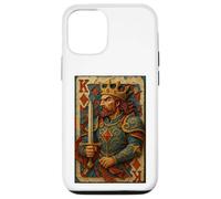 King of Diamonds Warrior Medieval Fantasy Card Lucky Poker Case for iPhone 12/12 Pro
